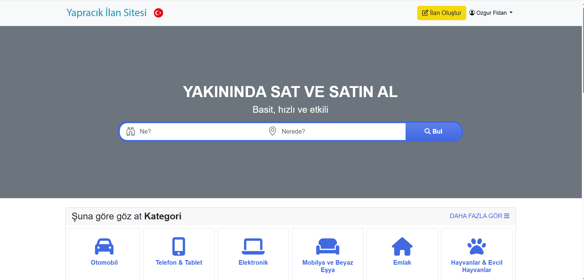 Yapracik ilan Sitesi